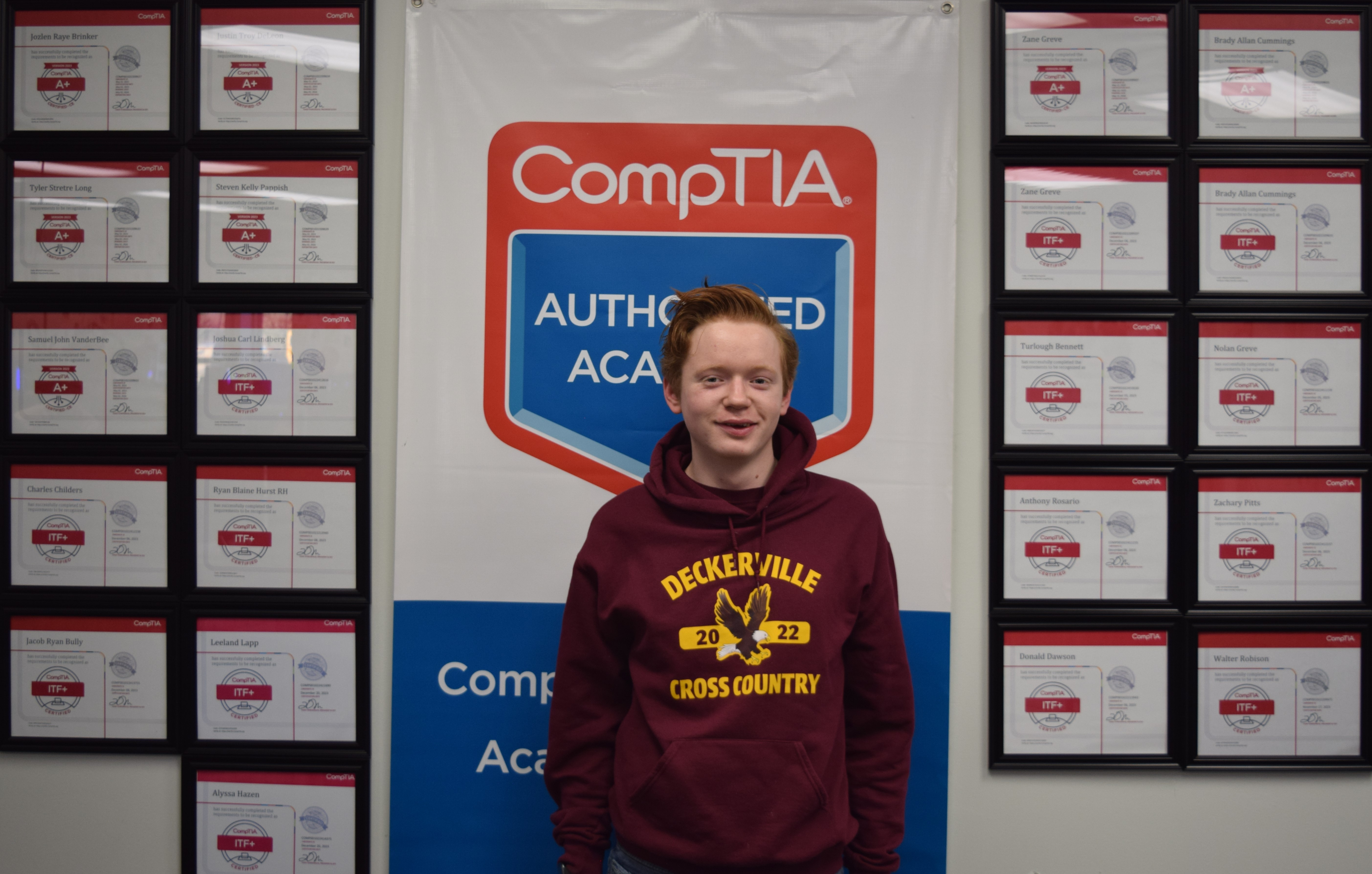 Deckerville ITF+ certified student